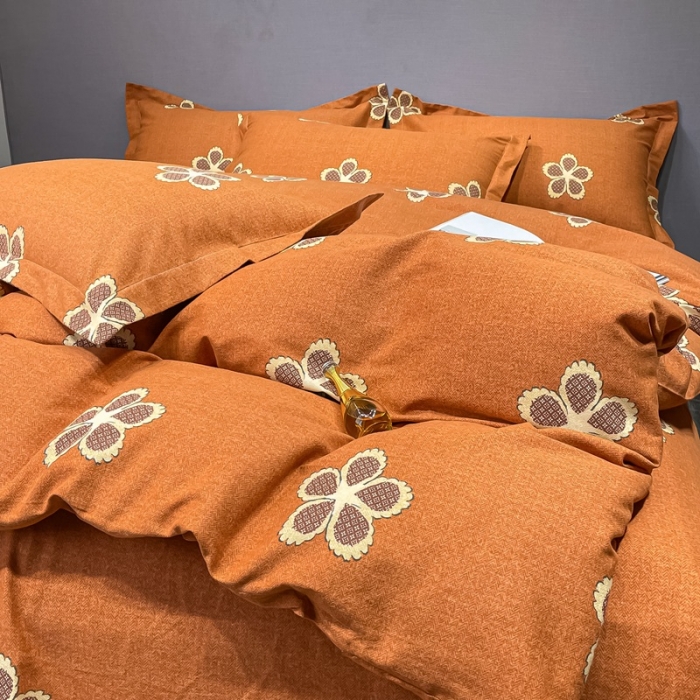 91家纺网 家纺一手货源 找家纺 晶缦家纺 2023新款风尚系全棉生态磨毛多规格单被套 小柔情