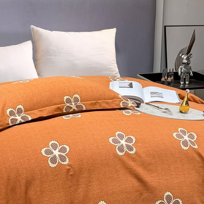 91家纺网 家纺一手货源 找家纺 晶缦家纺 2023新款风尚系全棉生态磨毛多规格单被套 小柔情