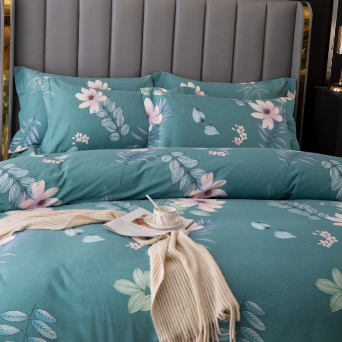 91家纺网 家纺一手货源 找家纺 晶缦家纺 2023新款风尚系全棉生态磨毛多规格单被套 雅漾