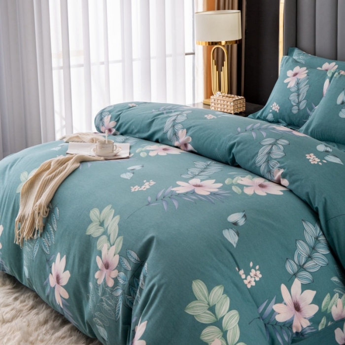 91家纺网 家纺一手货源 找家纺 晶缦家纺 2023新款风尚系全棉生态磨毛多规格单被套 雅漾