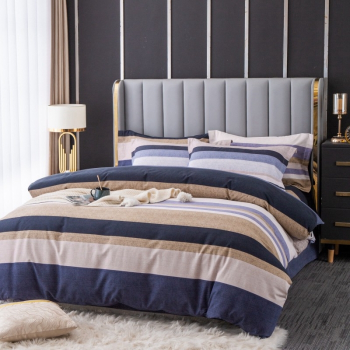 91家纺网 家纺一手货源 找家纺 晶缦家纺 2023新款风尚系全棉生态磨毛多规格单被套 一米阳光