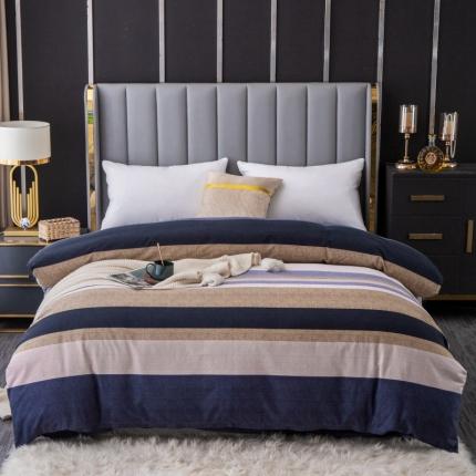 晶缦家纺 2023新款风尚系全棉生态磨毛多规格单被套 一米阳光