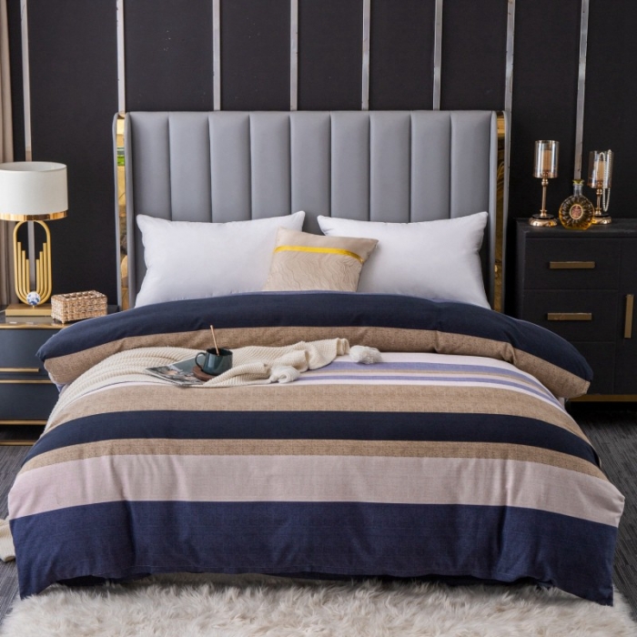 91家纺网 家纺一手货源 找家纺 晶缦家纺 2023新款风尚系全棉生态磨毛多规格单被套 一米阳光