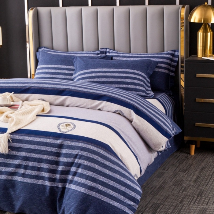 91家纺网 家纺一手货源 找家纺 晶缦家纺 2023新款风尚系全棉生态磨毛多规格单被套 遇见