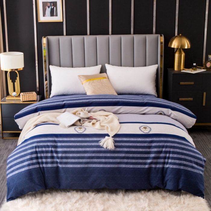 91家纺网 家纺一手货源 找家纺 晶缦家纺 2023新款风尚系全棉生态磨毛多规格单被套 遇见