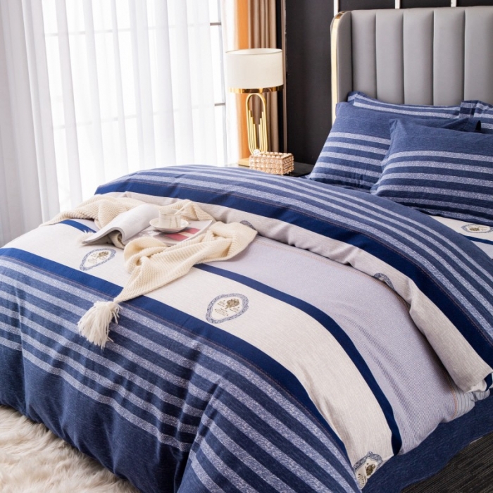 91家纺网 家纺一手货源 找家纺 晶缦家纺 2023新款风尚系全棉生态磨毛多规格单被套 遇见