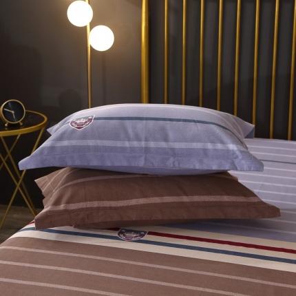 91家纺网 家纺一手货源 找家纺 总-2024新款风尚系全棉生态磨毛枕套单件单品枕套单纯棉磨毛枕套枕头套