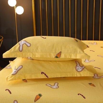 91家纺网 家纺一手货源 找家纺 总-2024新款风尚系全棉生态磨毛枕套单件单品枕套单纯棉磨毛枕套枕头套