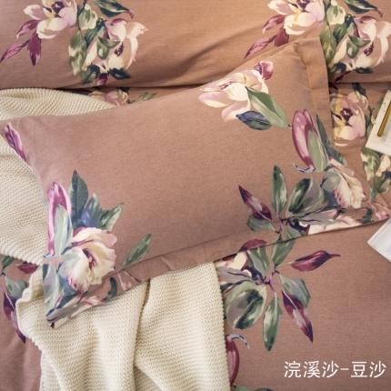 91家纺网 家纺一手货源 找家纺 总-2024新款风尚系全棉生态磨毛枕套单件单品枕套单纯棉磨毛枕套枕头套