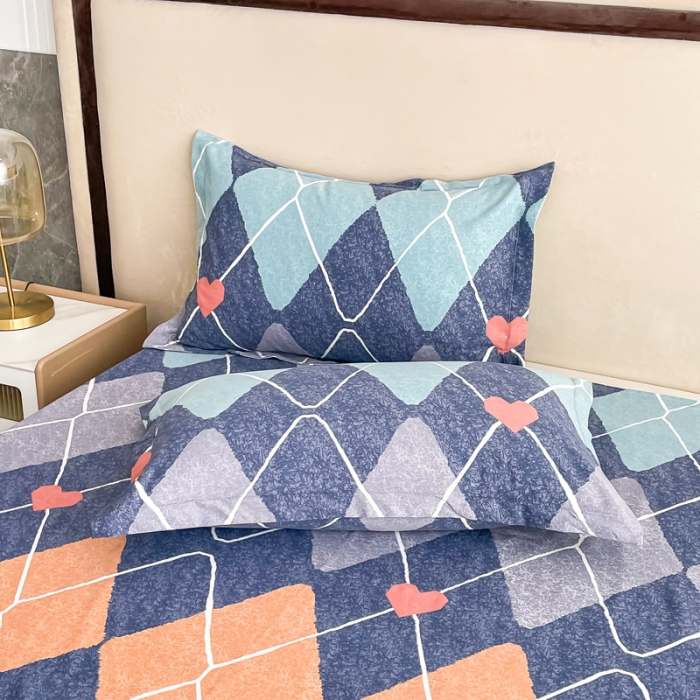 91家纺网 家纺一手货源 找家纺 总-2024新款风尚系全棉生态磨毛枕套单件单品枕套单纯棉磨毛枕套枕头套