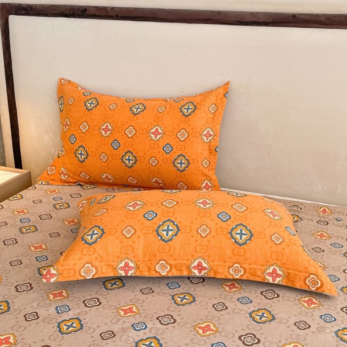 91家纺网 家纺一手货源 找家纺 晶缦家纺 2023新款风尚系全棉生态磨毛多规格单品枕套 经典约定