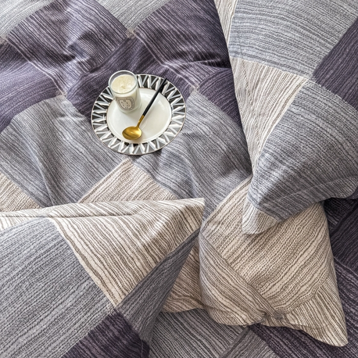 91家纺网 家纺一手货源 找家纺 晶缦家纺 2023新款风尚系全棉生态磨毛多规格单品枕套 迷幻空间