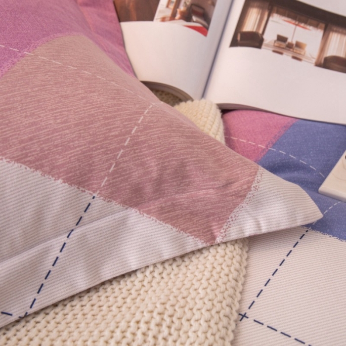 91家纺网 家纺一手货源 找家纺 晶缦家纺 2023新款风尚系全棉生态磨毛多规格单品枕套 纳瑞尔