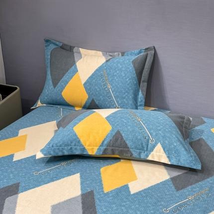 晶缦家纺 2023新款风尚系全棉生态磨毛多规格单品枕套 星恋