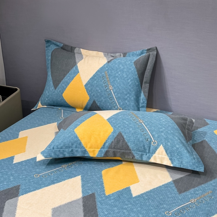 91家纺网 家纺一手货源 找家纺 晶缦家纺 2023新款风尚系全棉生态磨毛多规格单品枕套 星恋