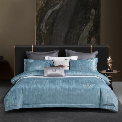 91家纺网 家纺一手货源 找家纺 （总）时亿 2023新款纯植物真丝短毛绒四件套卡斯特