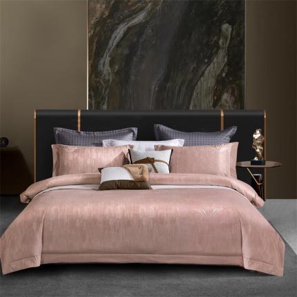 91家纺网 家纺一手货源 找家纺 （总）时亿 2023新款纯植物真丝短毛绒四件套卡斯特