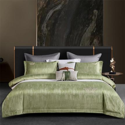 91家纺网 家纺一手货源 找家纺 （总）时亿 2023新款纯植物真丝短毛绒四件套卡斯特