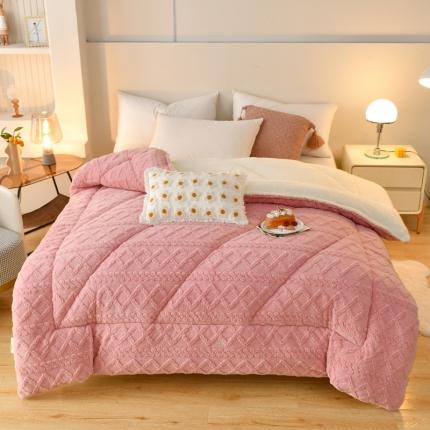 梦初语 2023新款塔芙绒被子 浪漫粉