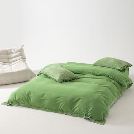 91家纺网 家纺一手货源 找家纺 （总）安莱生活 2023新款简约花妍缤纷拼边四件套-风格二