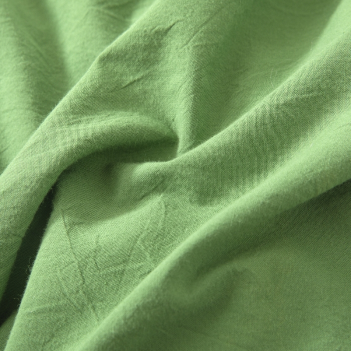 91家纺网 家纺一手货源 找家纺 安莱生活 2023新款简约花妍缤纷拼边四件套-风格二 缤纷花妍拼边款-嫩绿