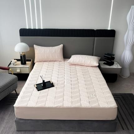 91家纺网 家纺一手货源 找家纺 （汇总）糯米猪家纺 2023新款亲肤棉六面全包夹棉床笠