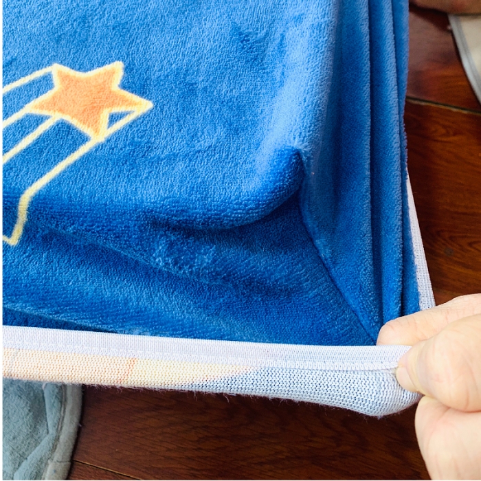 91家纺网 家纺一手货源 找家纺 小虾米 2023新款上下床加厚牛奶绒床笠 遨游太空