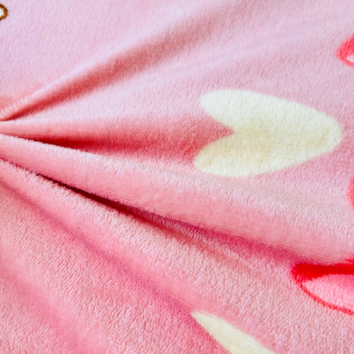 91家纺网 家纺一手货源 找家纺 小虾米 2023新款上下床加厚牛奶绒床笠 草莓