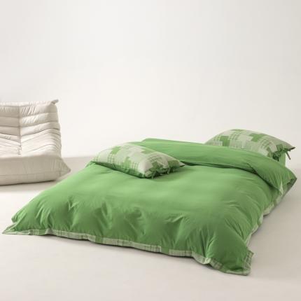 91家纺网 家纺一手货源 找家纺 （总）安莱生活 2023新款简约拼布田园拼边四件套