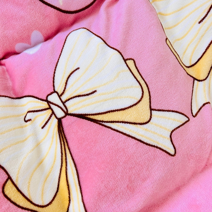 91家纺网 家纺一手货源 找家纺 小虾米 2023新款上下床加厚牛奶绒被套 草莓