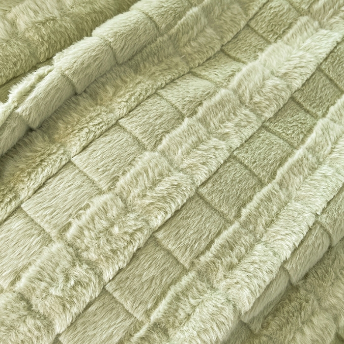 91家纺网 家纺一手货源 找家纺 欧冠家纺 2023新款高克重兔绒牛奶绒四件套 抹茶绿