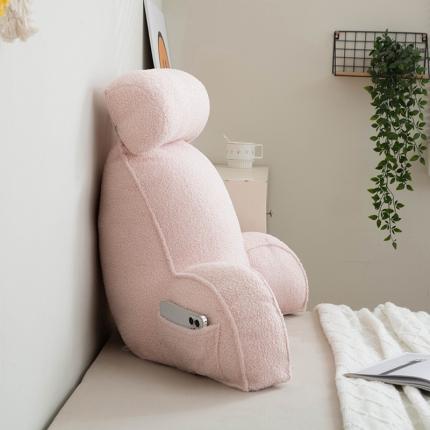 91家纺网 家纺一手货源 找家纺 （总）一兰 2024新款单人靠垫加厚泰迪绒多功能可调节护腰靠垫-莫妮卡