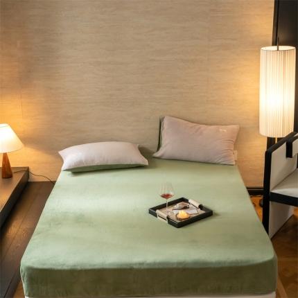 91家纺网 家纺一手货源 找家纺 （总）2023新款双拼牛奶绒床笠