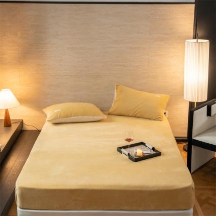 91家纺网 家纺一手货源 找家纺 （总）2023新款双拼牛奶绒床笠