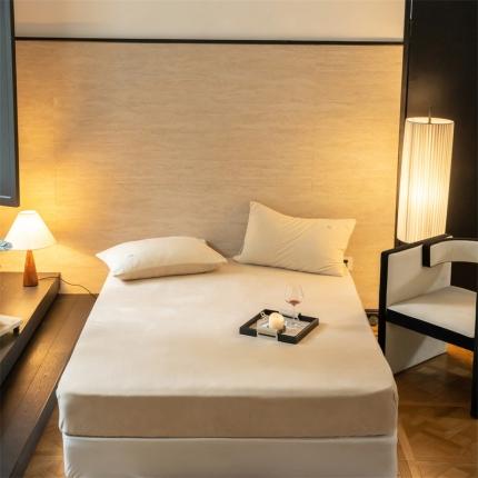 91家纺网 家纺一手货源 找家纺 （总）2023新款双拼牛奶绒床笠