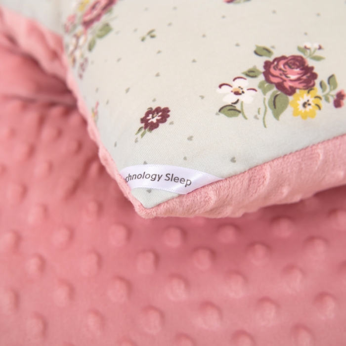 91家纺网 家纺一手货源 找家纺 天瑜家纺 2023新款针织豆豆绒冬被 小茶花