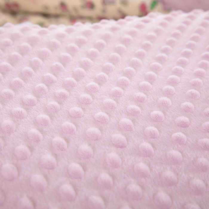 91家纺网 家纺一手货源 找家纺 天瑜家纺 2023新款针织豆豆绒冬被 樱桃女孩