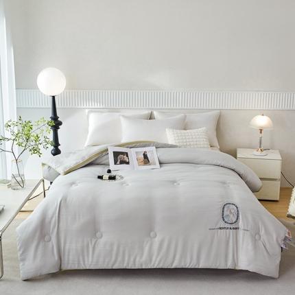 91家纺网 家纺一手货源 找家纺 （总）丽卡家纺 2023新款提花大豆纤维玫瑰天使系列被子被芯