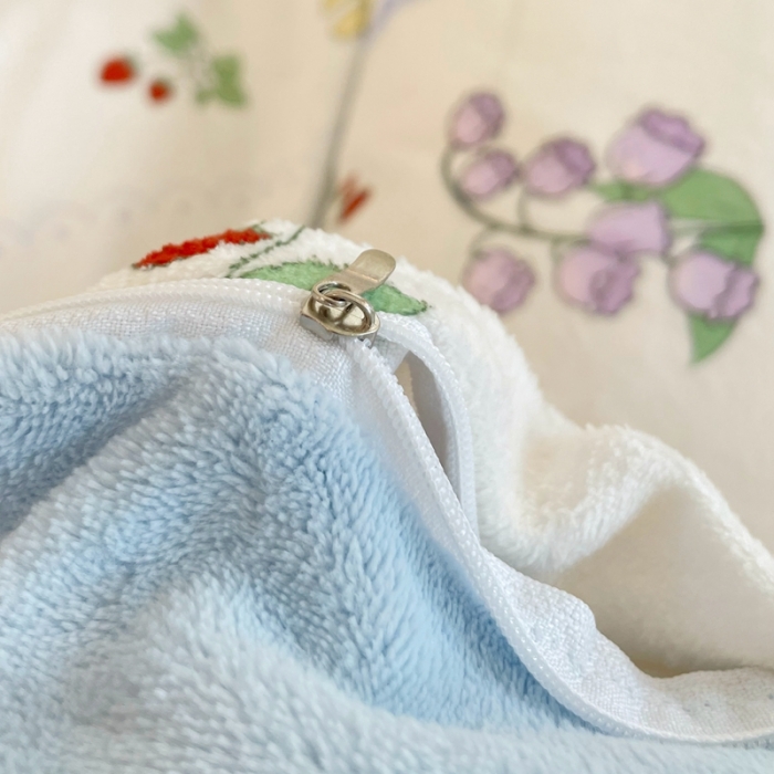 91家纺网 家纺一手货源 找家纺 梦柏家纺 2023新款高克重牛奶绒印花四件套 芊芊熊意