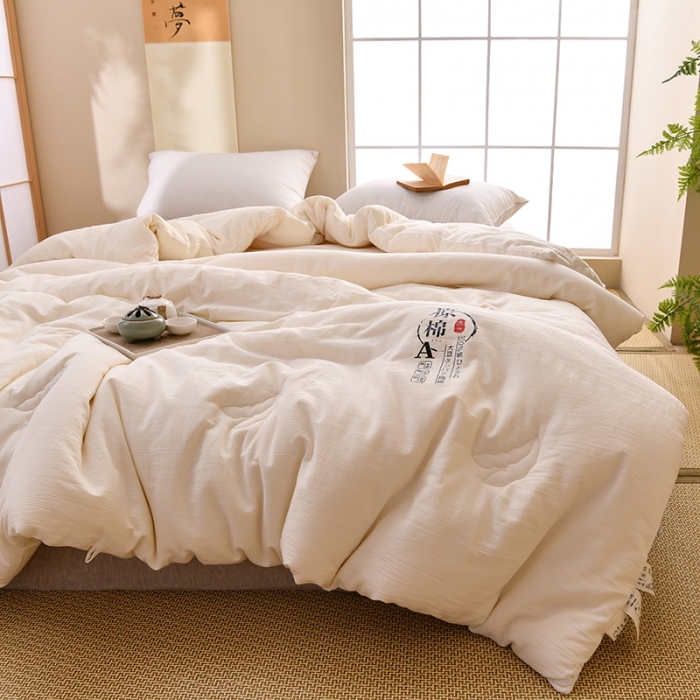 91家纺网 家纺一手货源 找家纺 （总）鹿小帅A类原棉大豆纤维被被子加厚冬被春秋四季被学生被芯直播爆款