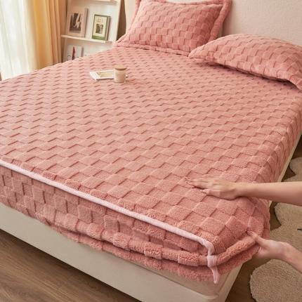 91家纺网 家纺一手货源 找家纺 （总）世纪绒品 2025新款水立方床笠高克重法莱绒牛奶绒贝贝绒珊瑚绒