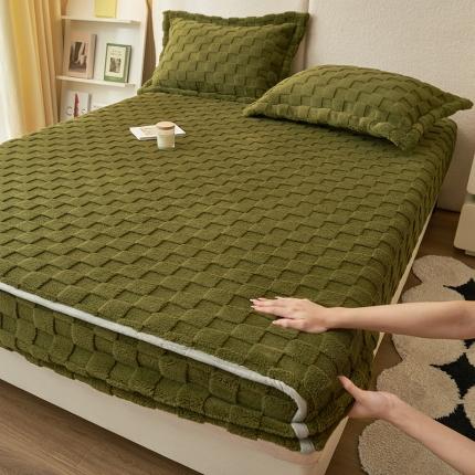 91家纺网 家纺一手货源 找家纺 （总）世纪绒品 2025新款水立方床笠高克重法莱绒牛奶绒贝贝绒珊瑚绒