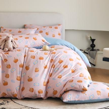 91家纺网 家纺一手货源 找家纺 （总）凡客  2023新款针织棉磨毛绒感四件套学生宿舍三件套