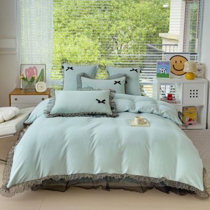 91家纺网 家纺一手货源 找家纺 （总）2025新款牛奶绒雕花四件套-KK小姐