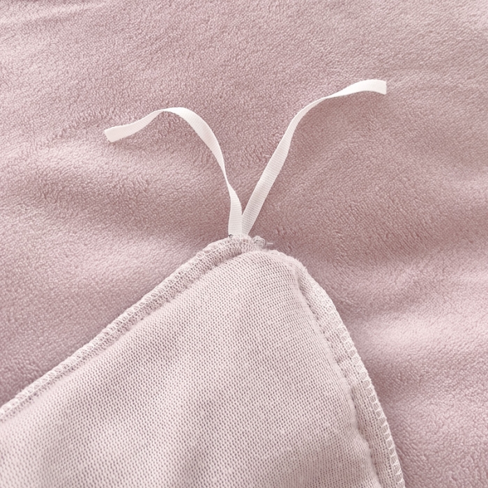 91家纺网 家纺一手货源 找家纺 2025新款牛奶绒雕花四件套-KK小姐 粉紫