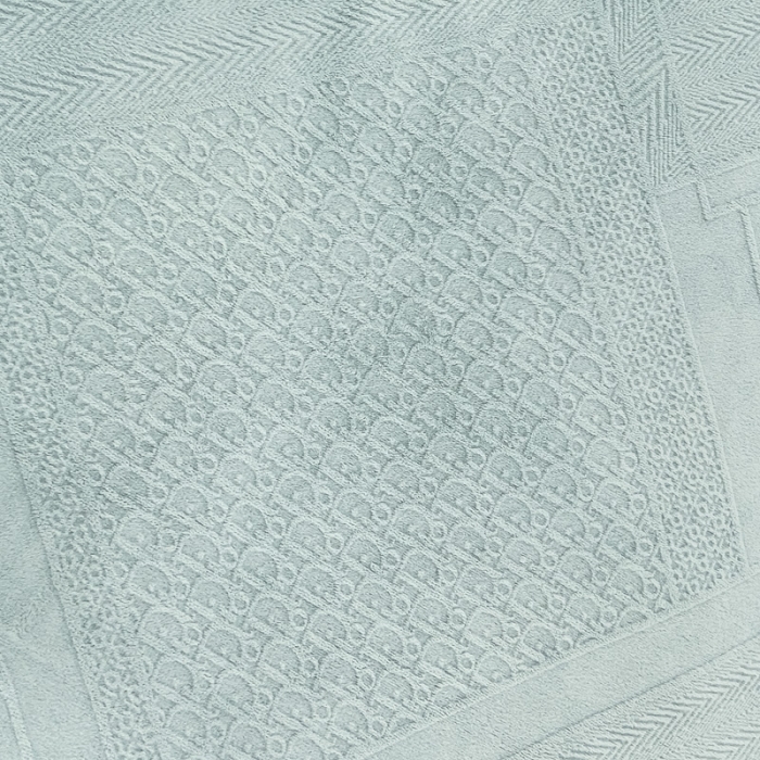 91家纺网 家纺一手货源 找家纺 2025新款牛奶绒雕花四件套-苏黎 蓝色