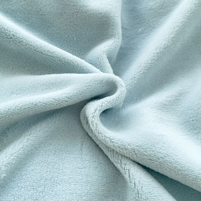 91家纺网 家纺一手货源 找家纺 2025新款牛奶绒拼纱四件套-洛可可 蓝色