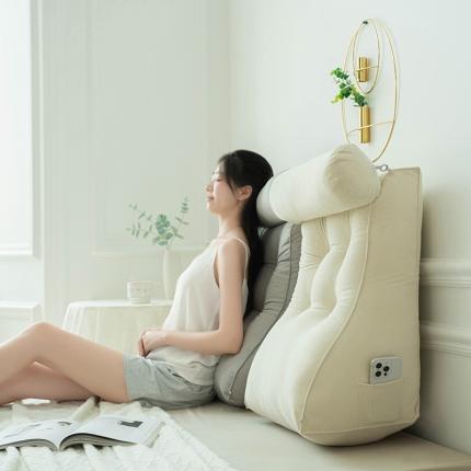 91家纺网 家纺一手货源 找家纺 一兰2023新款可调节靠枕 组合1大号