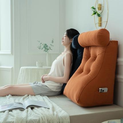 91家纺网 家纺一手货源 找家纺 一兰2023新款可调节靠枕 组合2大号