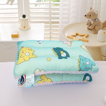 91家纺网 家纺一手货源 找家纺 （总）冬巢 2023新款A类13372全棉豆豆绒儿童枕头芯纯棉豆豆枕